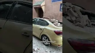 Moroco Earthquick  OMG #moroco #eathquake #sadmoment #shortsviral  #cctv #youtubeshorts