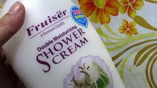Fruiser Double Moisturizing Shower Cream Goat's Milk w/ Milk Bath & Pearl Powder (Review In English)