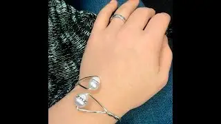 Twisted Pearl Cuff Bracelet