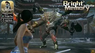 Bright Memory: Infinite Mobile Cheongsam Blue Flowers DLC Gameplay walkthrough part 3 (Android/iOS)