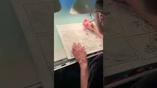 Amdrew Pepoy inking Alan Weiss video IMG 0139
