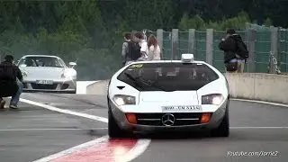 VERY RARE Mercedes Isdera Imperator 108i in Action!! Powerslide & Flybys - 1080p HD