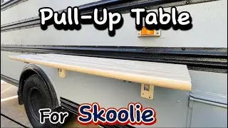 How to Build a Foldable Outdoor Table for Your Skoolie Adventure!
