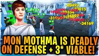 Mon Mothma is the 3 Star F2P Dream! New Annoying Defensive Team! Bad Characters Made Great Again!