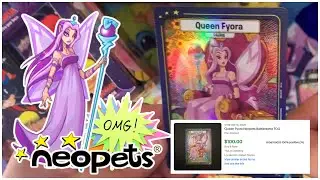 Opening 'Defenders of Neopia' booster packs from the Neopets Battledome Trading Card Game (TCG)