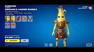 New SirSANXs Locker Bundle &Slumber/El Durrrado/Golden Cloud Return Fortnite Item Shop March 24 2024