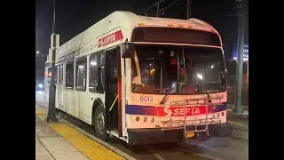 SEPTA 2011 New Flyer DE40LFR #8513 on Route 73 (FULL RIDE)