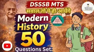 DSSSB MTS 50q. Practice set 812/24 #gk #dsssb #ssc 