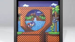 Pixel Frames SEGA Sonic The Hedgehog Loop Scene