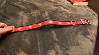 Epicpet LED Dog Collar with Flashing Red Lights and Thick Padding
