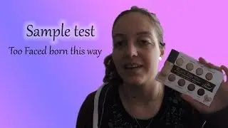 Too Faced born this way Sample test || Elinnee94