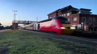 Romic 43122 & 094 hurtle through Duffield 31/01/26 at 07:24 with Sale of the Century&rsquo; Railtour 