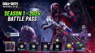 *NEW* Season 1 2024 Leaks! Battle Pass First Look + Lucky Draws + Amazing Skins & Characters! Codm