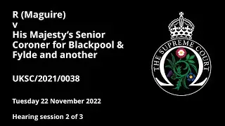 R (Maguire) v HM Senior Coroner for Blackpool and Fylde and another