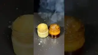 1000&deg;C RHCB Fireball Experiment： Milk ⚔️Honey 🍯😬 #1000 #rhcb #ironball