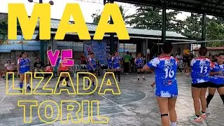 Inter barangay volleyball tournament in Davao