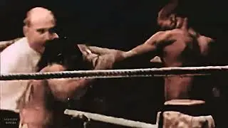 Sandy Saddler vs Charley Riley &ndash; Highlights Colorized | Featherweight Classic
