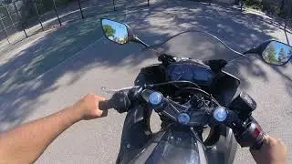 Low speed bike crash