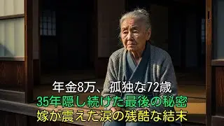 【涙腺崩壊】「お荷物なの」年金8万で家を追われた72歳の私。最後に明かした秘密が、冷酷な嫁に突きつけた“残酷な結末”と人生の教訓