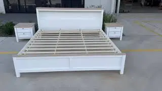 Hampton King Bed Frame and Bedsides