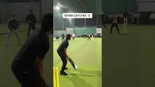 Box Cricket Seven Catches In One Inning #cricket #shorts #sports #explore #viral