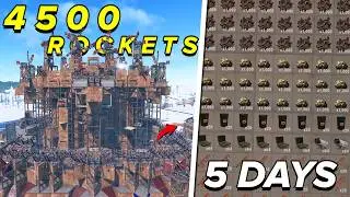 How a 250,000 Hour Clan Raids the Entire Server... (Rust Movie)