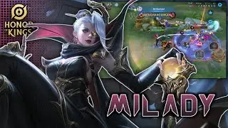 MILADY GAMEPLAY EASY SPAMMING SKILL | Honor Of Kings