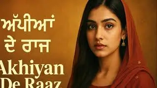 Akhiyan De Raaz | New Punjabi AI Love Song | Heart Touching Romantic Vibes | Punjabi Rhythm AI