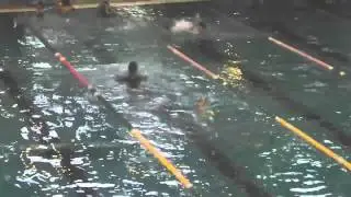 Gwen's 15meters Backstroke