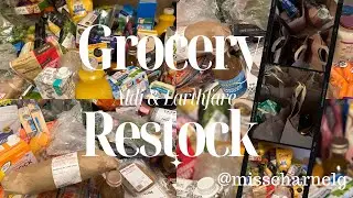 Grocery Restock | Fridge Restock | Aldi & Earthfare