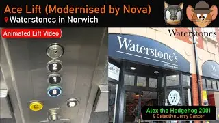 ALV: 2004 Ace (Modernised by 2022 Nova) Lift at Waterstones in Norwich