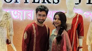 Shoppers Stop এর পুজোর নতুন কালেকশন লঞ্চে দেবচন্দ্রিমা ও গৌরব | Durga Puja | Fashion| Kolkata | ENT9