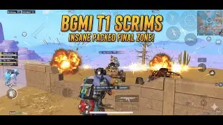T1 SCRIMS = PURE DOMINATION 😈 | PRO LEVEL BGMI GAMEPLAY