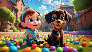 Baby Joy Eats Jellybeans | Candy Colors Song for Kids | Nursery Rhymes and Preschool Color Learning