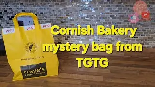 Rowe's Bakery at Tesco To good to go bag . Worth it ?  #reducefoodwaste #mysterybag #cornishpastie