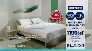Saltea Aloe Vera Memory Plus Dormeo | TRANSPORT ȘI PRELUARE SALTEA VECHE GRATUIT