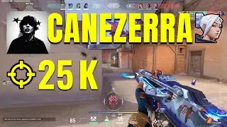 Canezerra Drops 25 Kills with Jett 🔥 | Insane Aim & Clutches | Valorant
