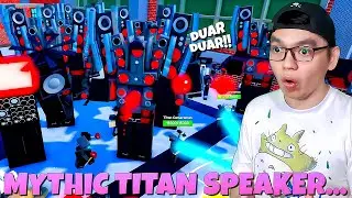 MYTHIC!! SANGAT GANAS Titan Speakerman Upgrade Terbaru  🔥🔥🔥 [Roblox Toilet Tower Defense]