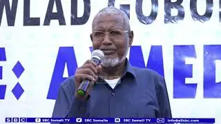 SENETOR MUUSE SUUDI YALAXOW HADALKII  UU KA JEEDIYAY CALEEMO SAARKA AXMED MADOOBE