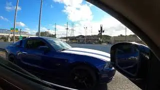 Genesis 4.6 vs Mustang 3.7 E85 FBO- Rolls!