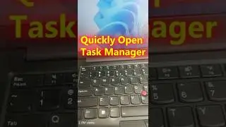 Quickly Open Task Manager Shortcut #asmr #computer #windows #tricks #gaming #pc #keyboard