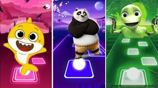 Baby shark VS kung fu panda VS alien dance VS Tiles hop edm rush