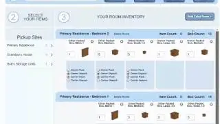 Compute-a-Move - Moving Software - Inventory Page