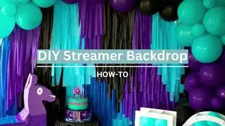 DIY Streamer Backdrop Tutorial: How to Make a Round Streamer Backdrop