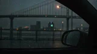 Stuck in a Car During a Heavy Rainstorm 🌧️ Cozy Sounds for Deep Sleep & Relaxation | ASMR Sounds