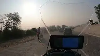 Bike handle bar adjustment and tiger 800 acceleration 