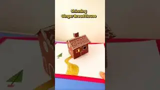 Shinning Ginger Bread Circuit House #diy #shorts #gift