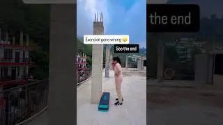 Exercise gone wrong #ytshorts #song #exercise #funny #shorts #gymfails #motivation #wrong #fun #gym