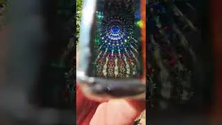 My handmade kaleidoscope 💜⚡ #art #kaleidoscope #glassart