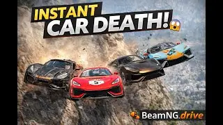 High Cliff Jump = Instant Car Death 😱💥 | BeamNG.drive